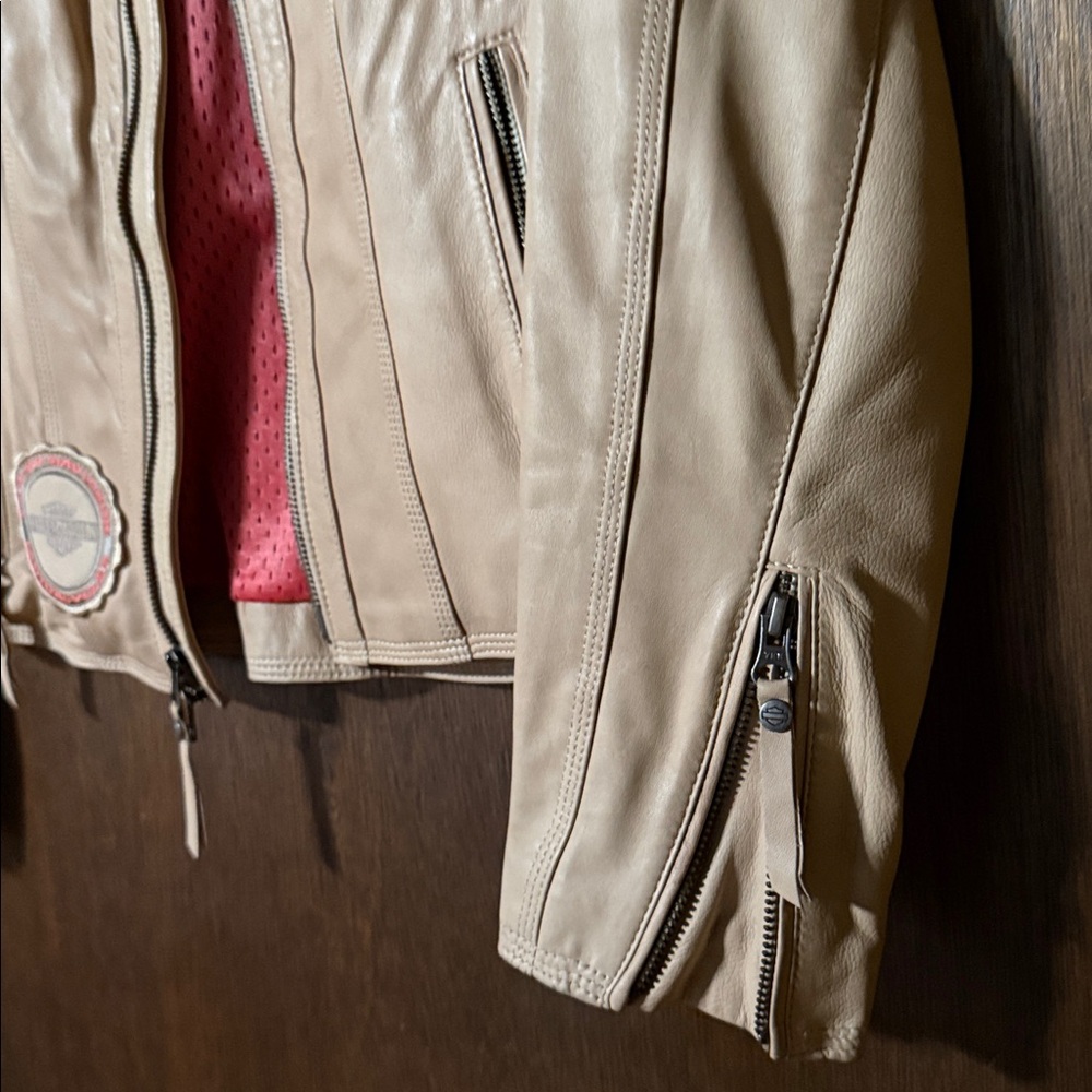 Harley Davidson leather jacket (S) - Picture 3 of 12